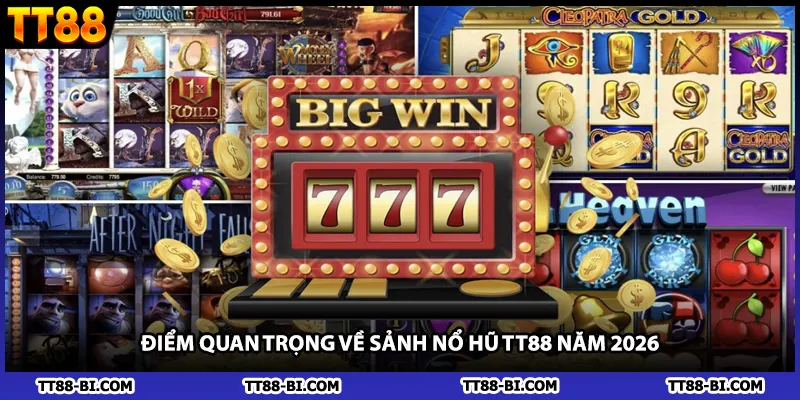 Điểm quan trọng về sảnh nổ hũ TT88 năm 2026