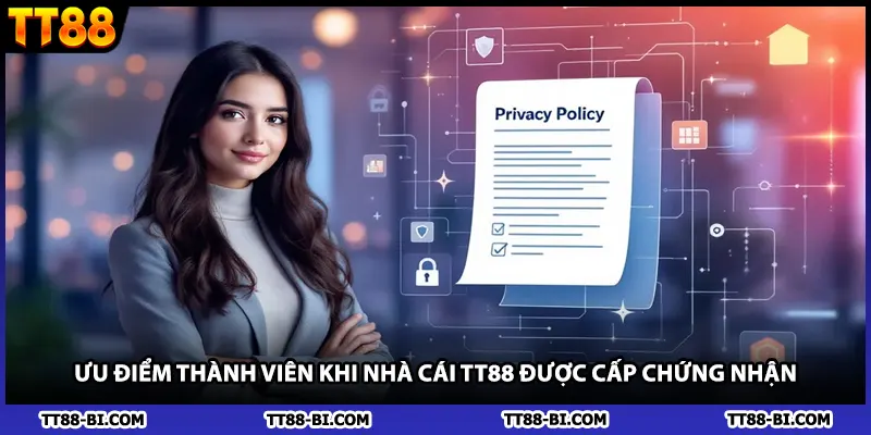 Ưu điểm thành viên khi nhà cái TT88 được cấp chứng nhận